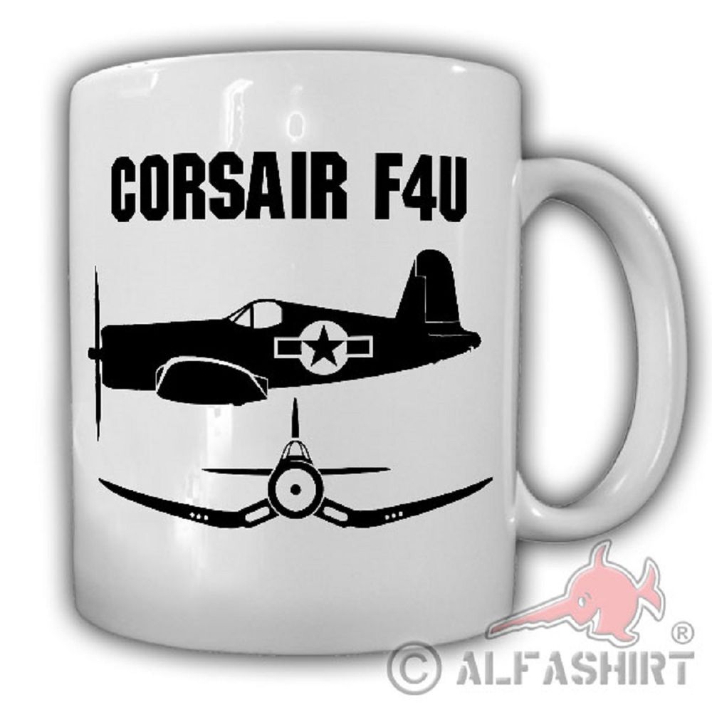 Corsair F4U Flugzeug Black Sheep Squadron Pazifikgeschwader USA - Tasse #19178