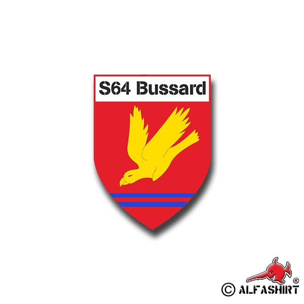 Sticker Bussard S64 speedboat Marine Albatros class 6x7cm A1408