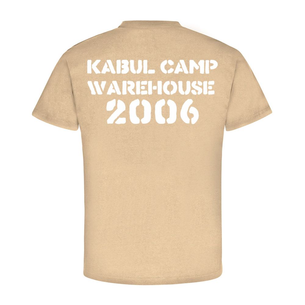 ISAF Veteran Kabul Camp Warehouse 2006 Mazar-E Sharif Afghanistan  T Shirt #8627