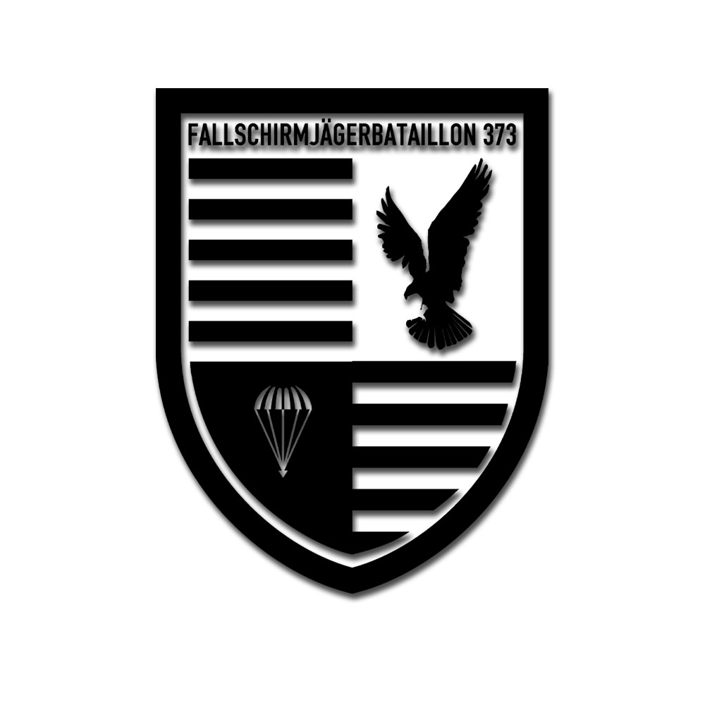 Aufkleber 20x15,5cm Sticker Fallschirmjägerbataillon FschJgBtl 373 #A6554