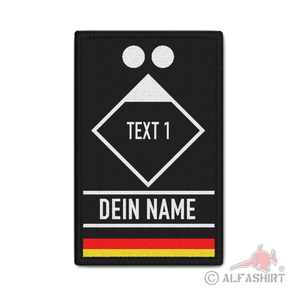 Patch personalisiert Feuerwehr Taktische Zeichen Gruppenführer #41367