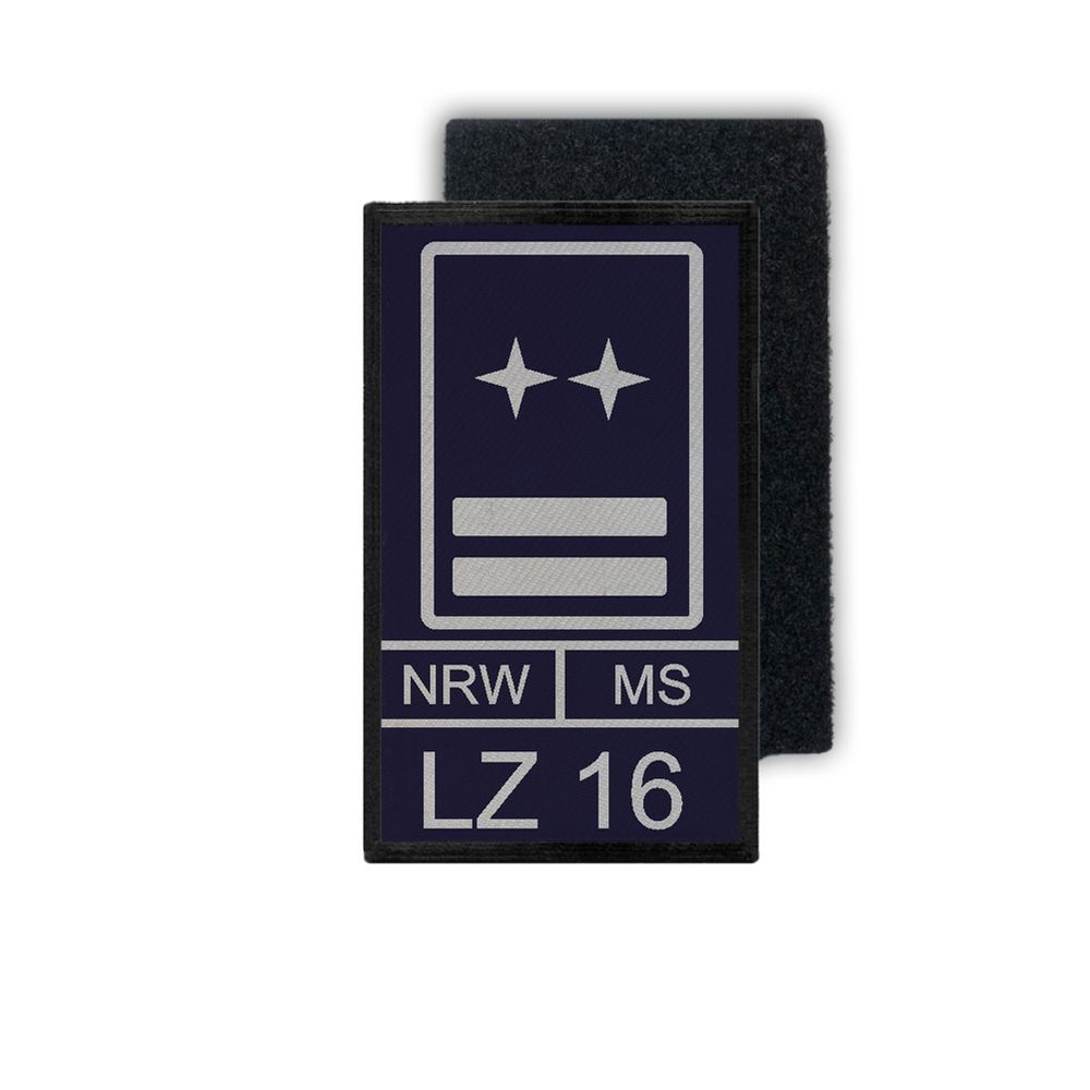 Patch Brandoberinspektor Löschzugführer NRW MS LZ 16 Feuerwehr 9,8x6cm #33743