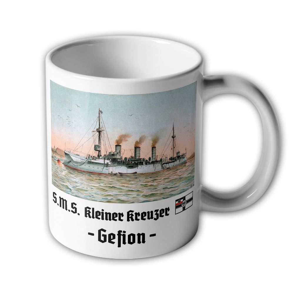 Cup SMS Small Cruiser Gefion Ship German Kaiser Marine #5277
