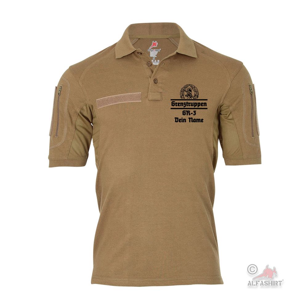 Tactical polo shirt Grenztruppen Your name Personalized Grenzbrigade # 35443