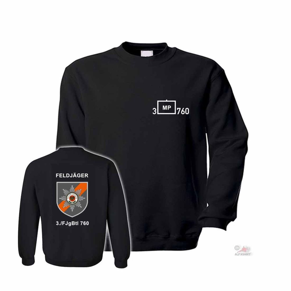Pullover 3 FjgBtl 760 MP Militär Polizei Bundeswehr Feldjäger Abzeichen #41278
