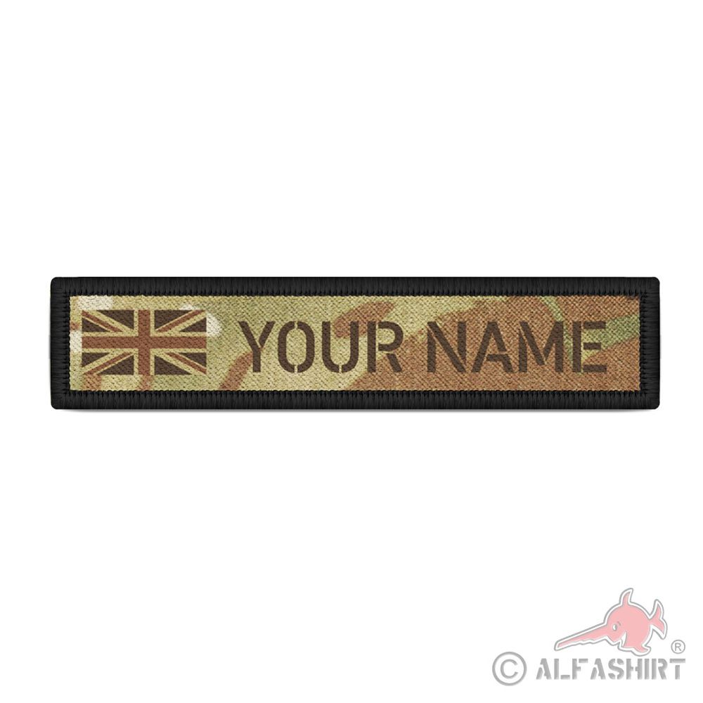Namens-Patch British Army Camo United Kingdom Royal Air Force Navy ##36622