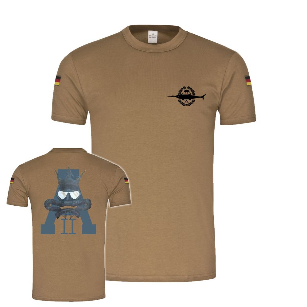 BW Tropenshirt 2 Zwote Kampfschwimmer Zug Marine BW Kommandoeinsatz  #46565