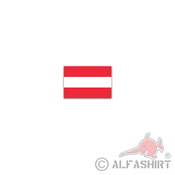 Sticker Austria Flag Republic Austria Vienna Inland 11x7cm A3013