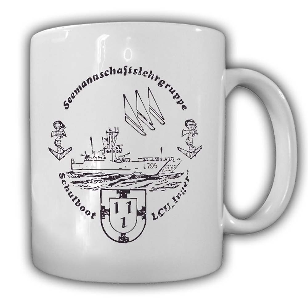 Tasse Seemannschaftslehrgruppe Schulboot LCU Inger MArine bundesmarine #23997