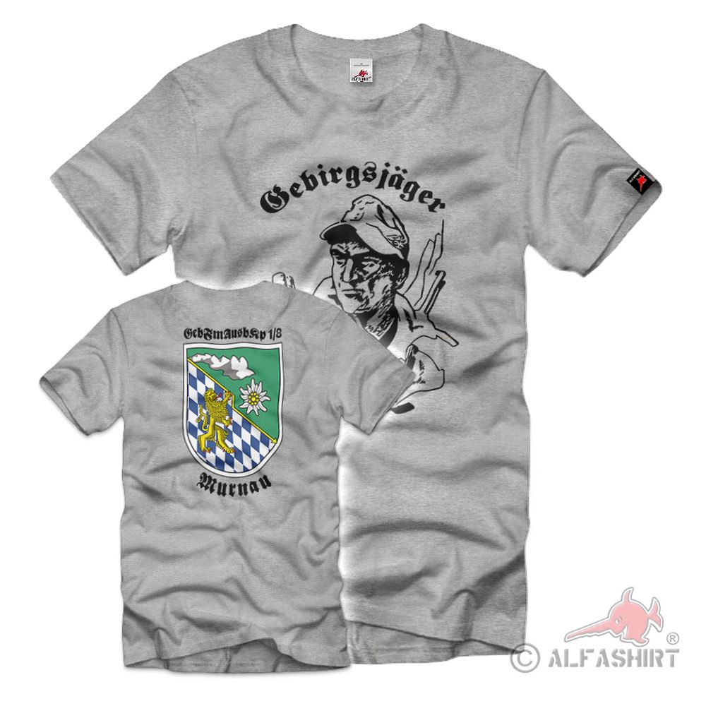 Gebirgsjäger GebFmAusKp 1-8 Fernmelder Ausbildungs Kompanie T-Shirt#35691