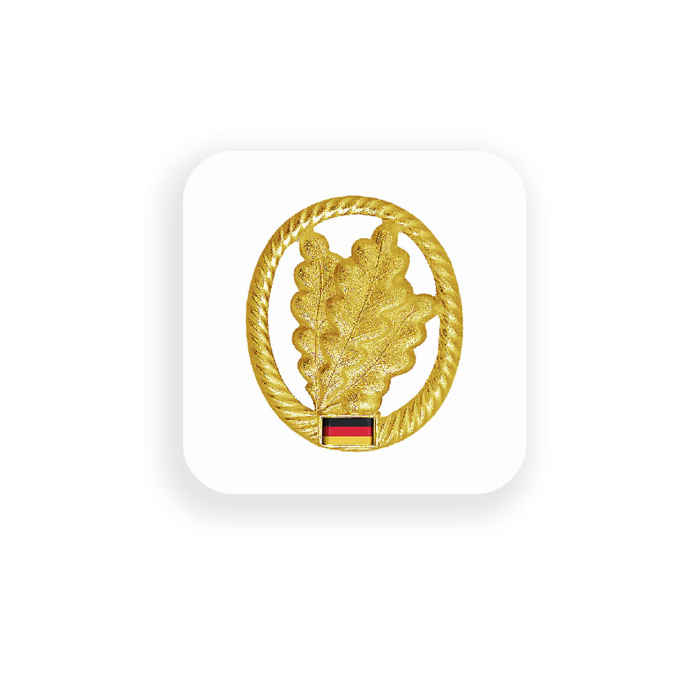 Sticker Beret Badge Hunter Jägertruppe Army Force 7x7cm A2453
