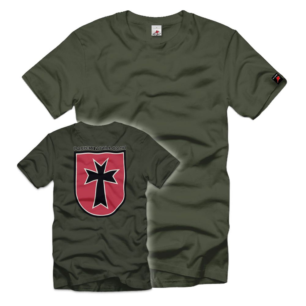 Panzerbataillon 281 PzBtl 281 Dornstadt Leopard 1A4 Marder - T Shirt #35181