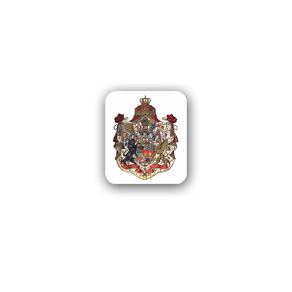 Sticker Mecklenburg Schwerin Duchy of Dukes Germany 6x7cm A3199