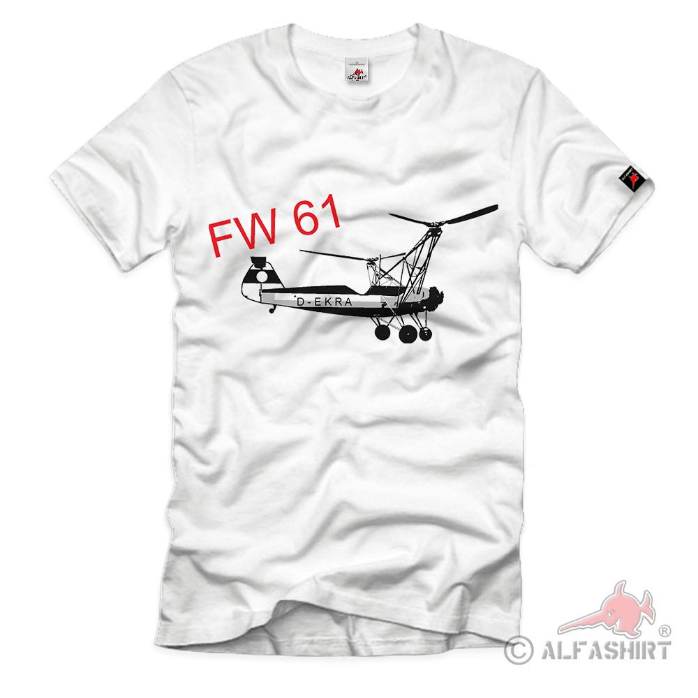 WK WH Hubschrauber Heinrich Helikopter Flugzeugbau Deutschland  T Shirt #3055