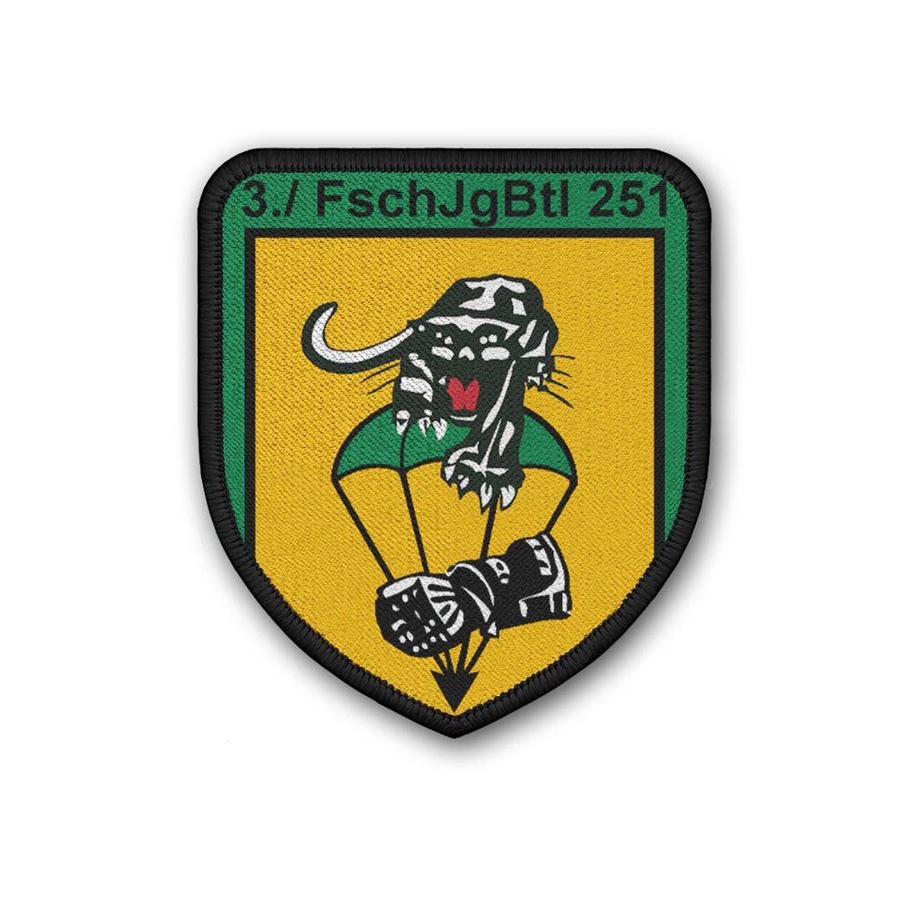 Patch 3 Paratrooper Battalion 251 FschJgBtl Panther Company Calw BW # 30089