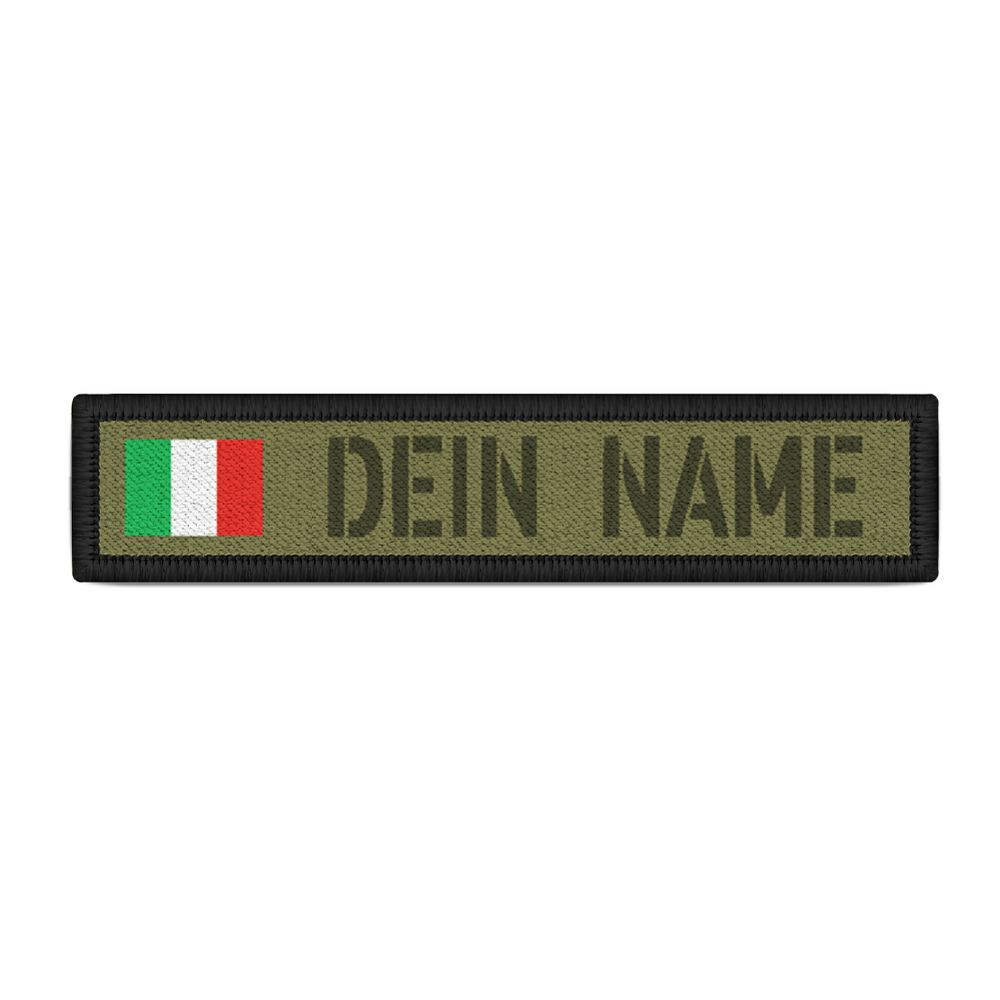 Patch Namen-Schild  Italiane Italiano Kett Streifen getarnt Italien #34300