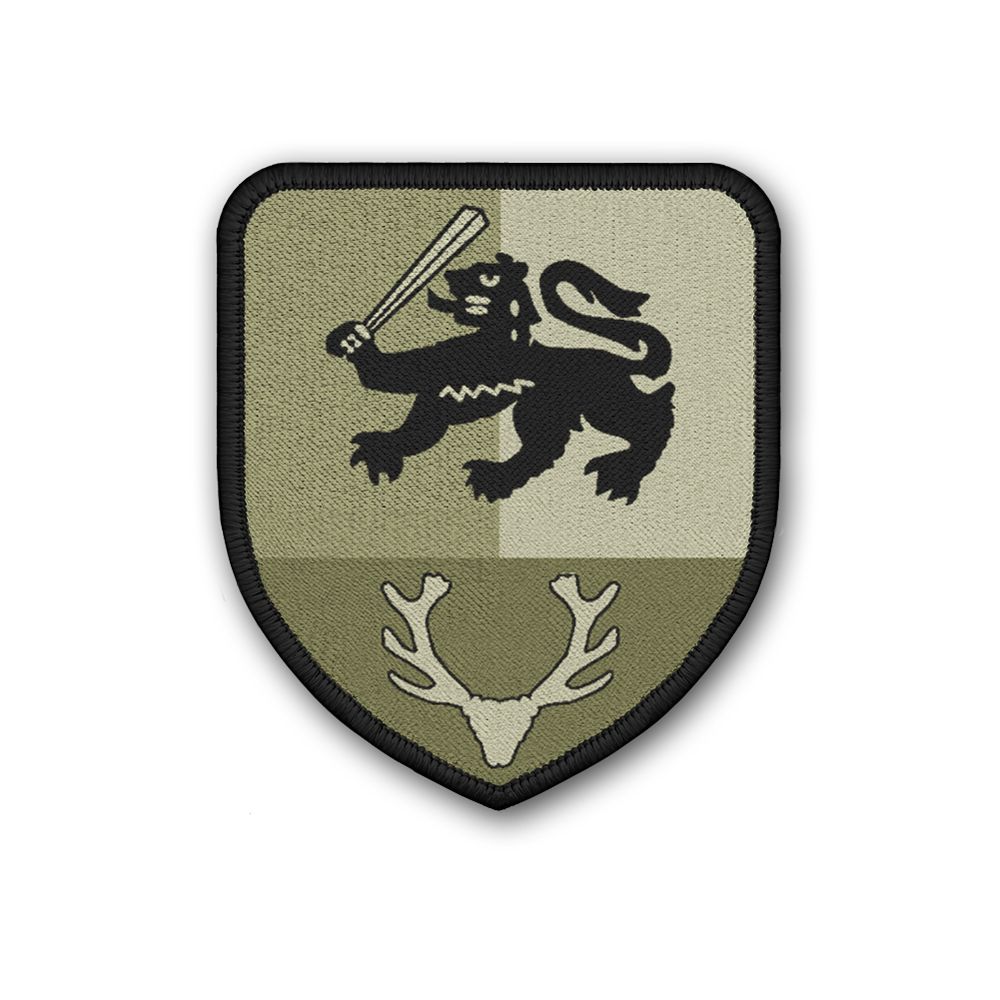 Patch PzGrenBtl 12 Panzergrenadier Bundeswehr Zeichen Symbol 7,5 x 6,5 cm #36355