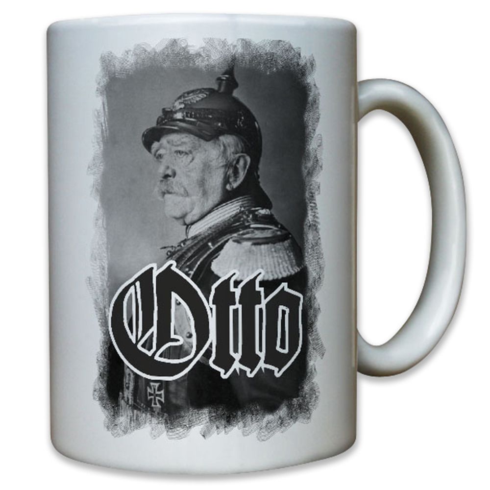 Otto von Bismarck mit Pickelhaube Parade Uniform Preußen Kanzler - Tasse #12530