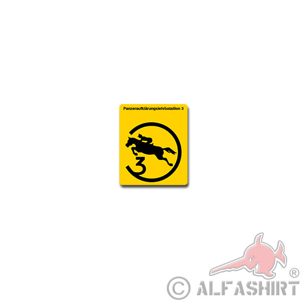 Panzeraufklärungslehrbataillon 3 Sticker PzAufklRehrBtl 6x7cm # A4031