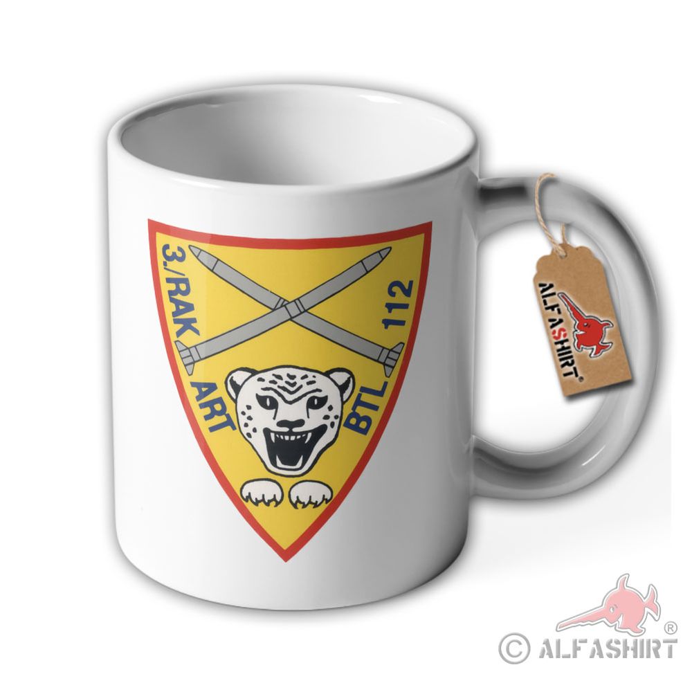 Tasse 3 RakArtBtl 112 Raketenartilleriebataillon Heer Bundeswehr Bund #45320