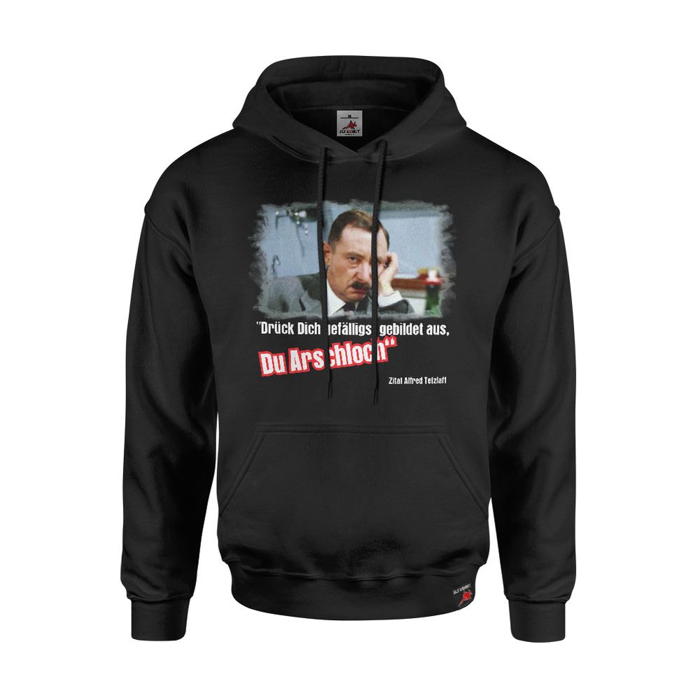 Hoodie Alfred Tetzlaff Series Cult Express yourself educated quote #45436