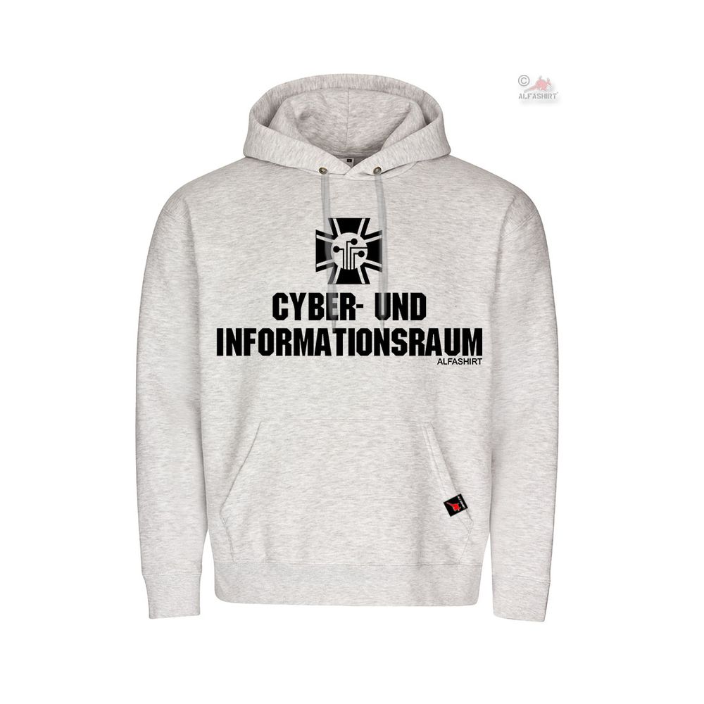 Hoodie Cyber- und Informationsraum Bundeswehr CIR IT Hacker Abwehr #36244