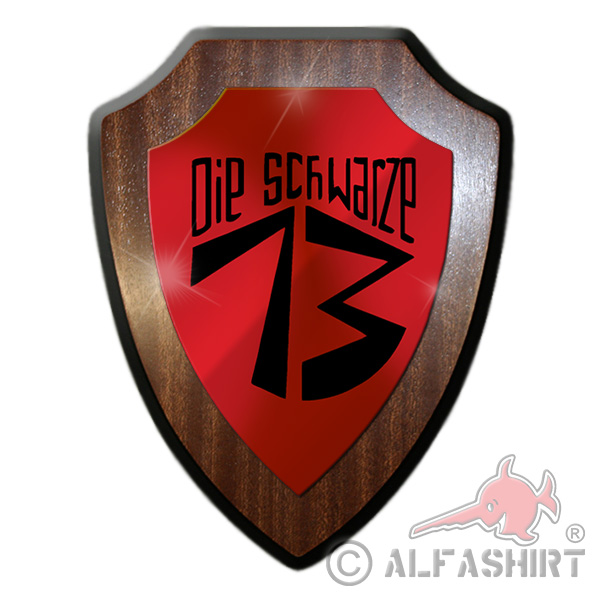 Wappenschild / Wandschild - JG 400 DIE SCHWARZE 13 Wappenschild Wandschild Jagdgeschwader Luftwaffe Wappen Abzeichen Emblem #18773