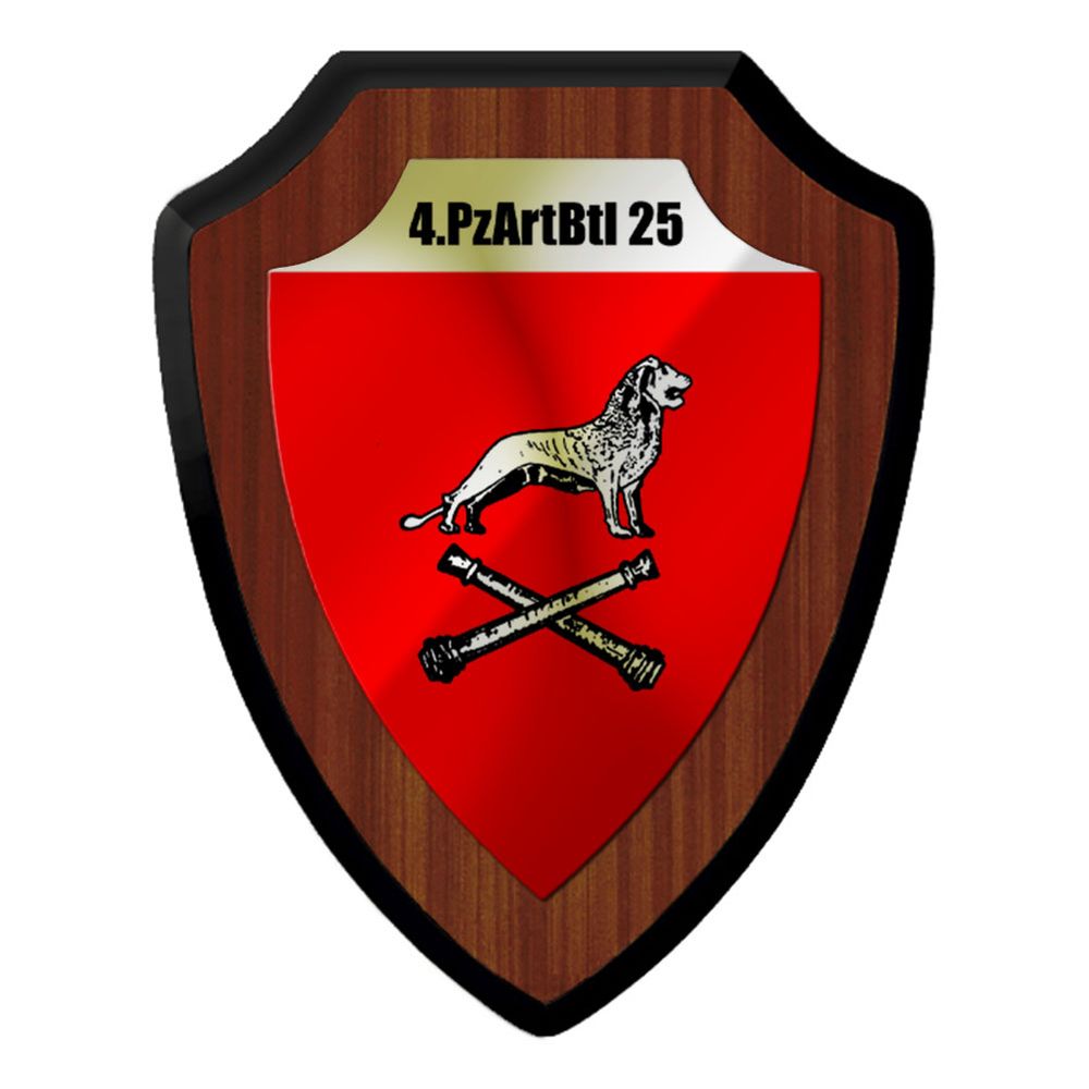 Wappenschild PzArtBtl Panzerartilleriebataillon 25 Braunschweig BW #46316