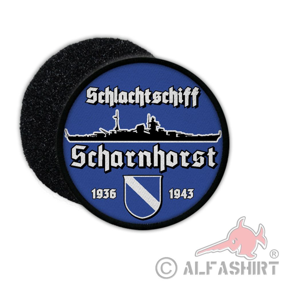 9cm Patch Battleship Scharnhorst Schiff Marine Patch # 36391