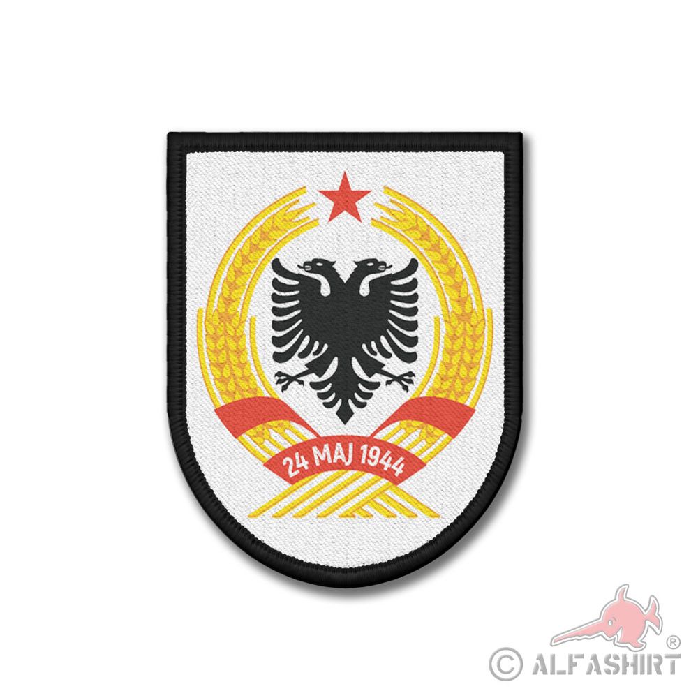 Socialist People's Republic of Albania RPSSh State Soviet Union Velcro Coat of Arms # 37552