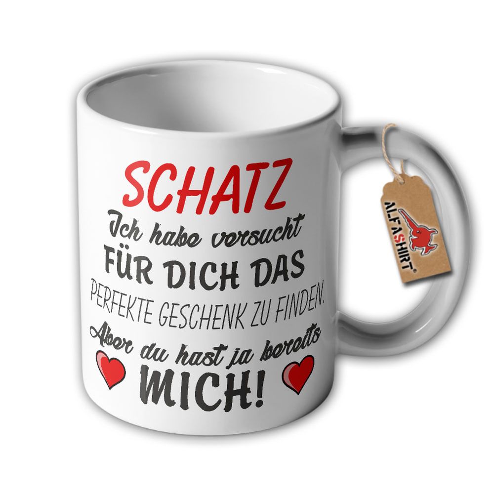 Tasse Beste Geschenk Valentinstag Perfekt Frau Liebe Freude Schatz #33420