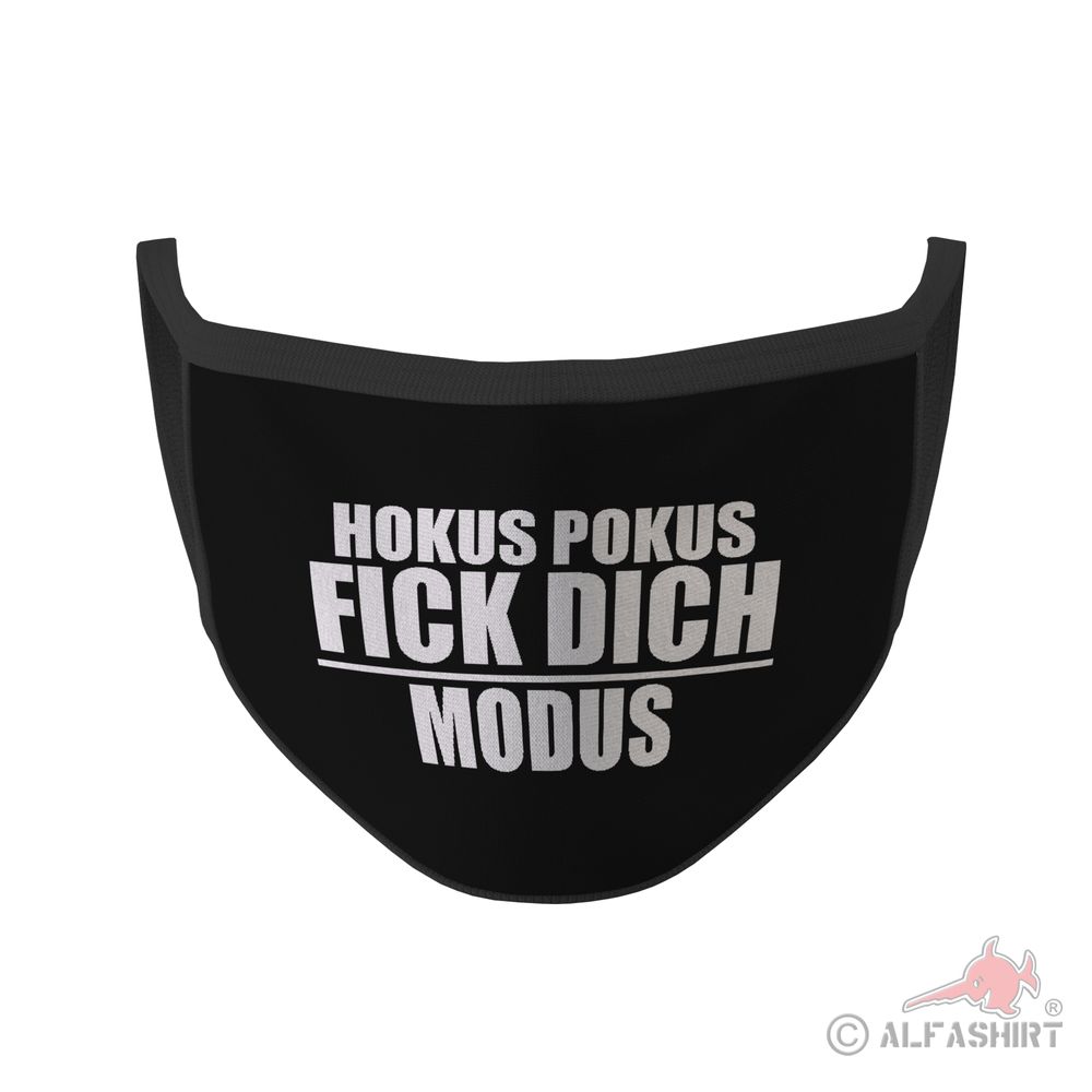 Mundmaske Modus Fick Dich Hokus Pokus Zaubern Mode On Einstellung Dumm #35265