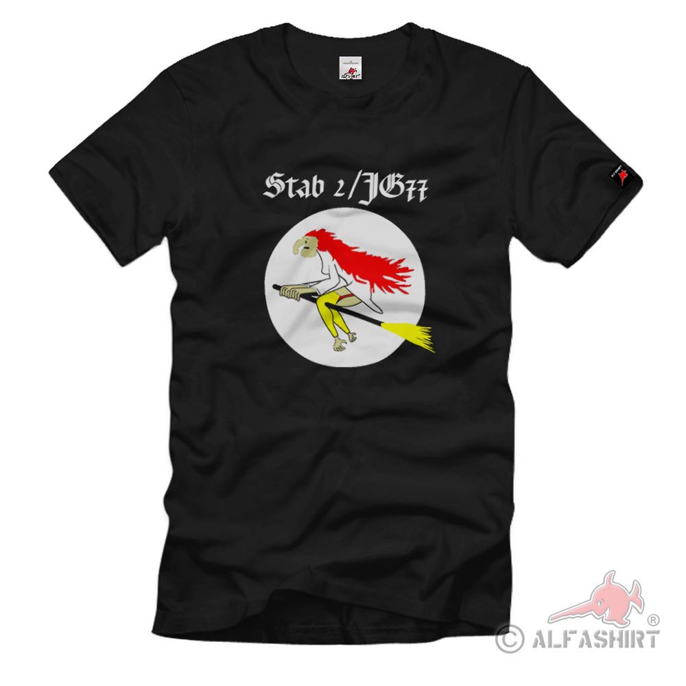 Stab 2 Jagdgeschwader 77 Luftwaffe Jg77 Militär WK WH Abzeichen T Shirt #2479
