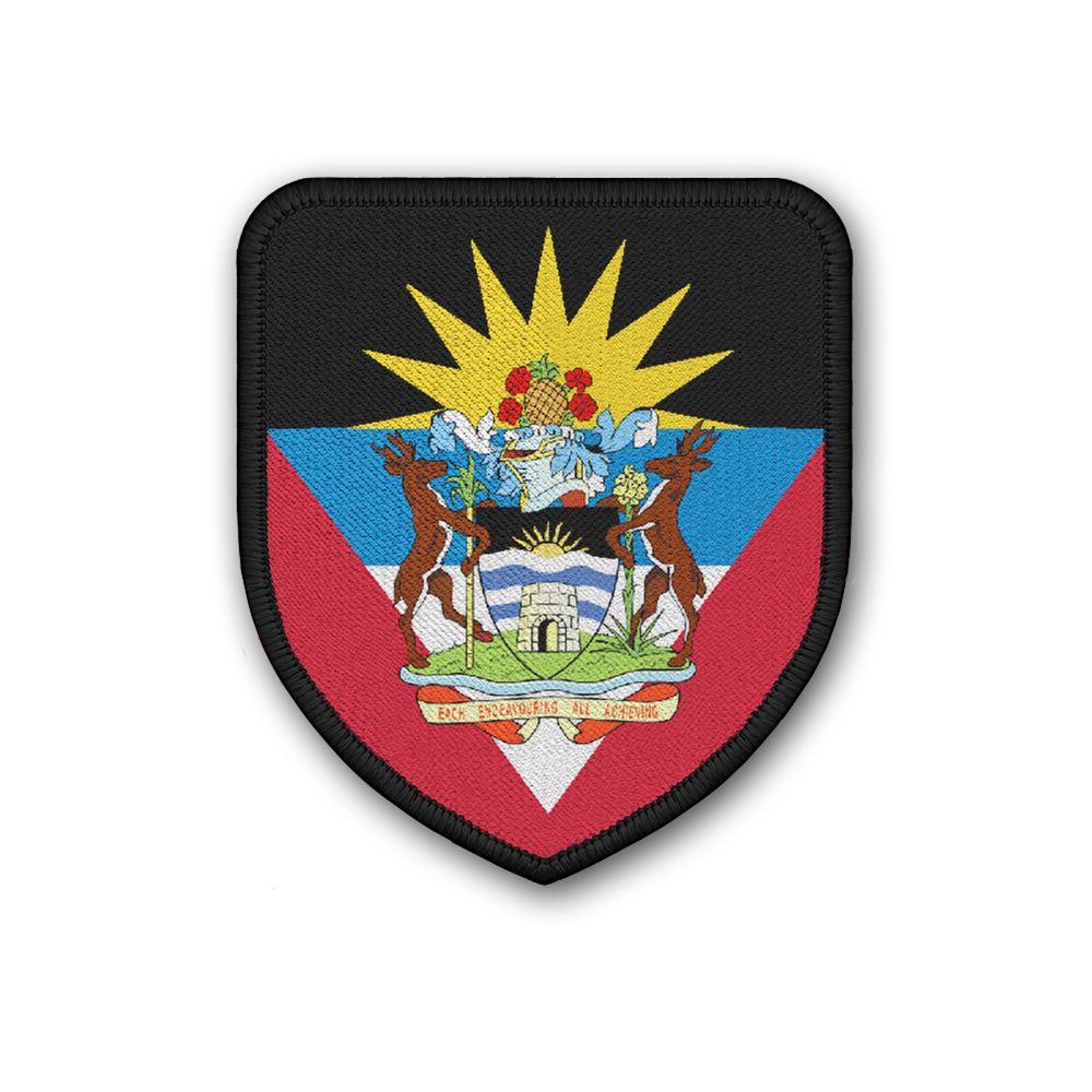 Patch Flag of the Antigua and Barbuda Flagge Staat Land Wappen Aufnäher #21368