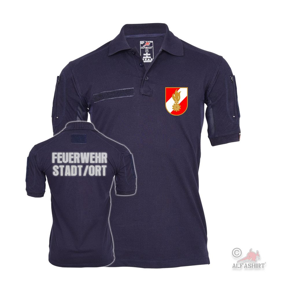 Tactcial Polo Berufsfeuerwehr Österreich Personalisiert Landeshauptstadt #40831