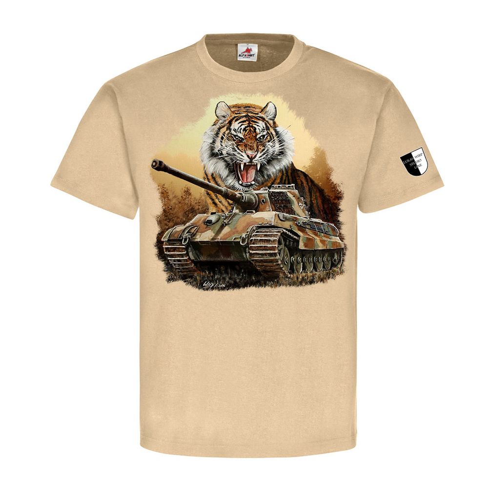 Lukas Wirp Königstiger Tiger II Panzer Köti Kunst Gemälde T Shirt #23469