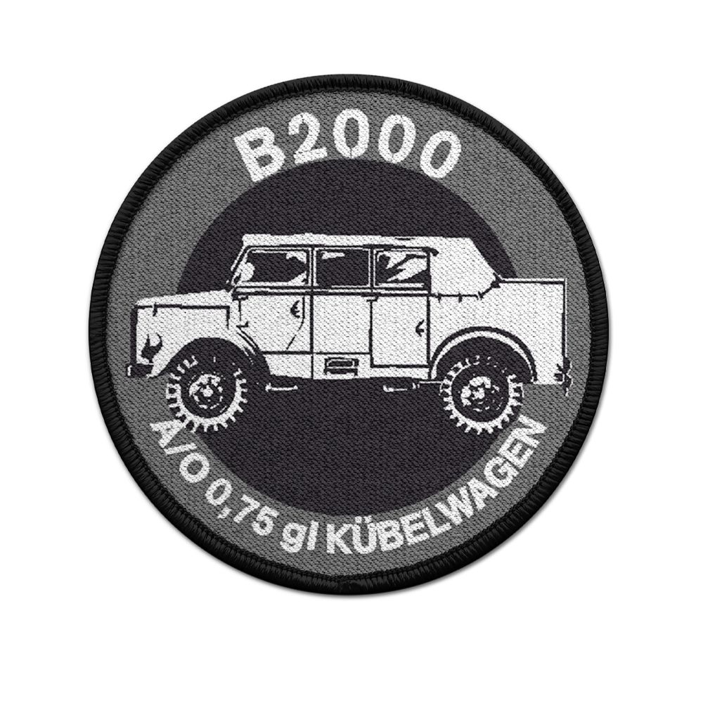 Patch B2000 Borgi Bundeswehr Kübelwagen BGS Zivilschutz LKW Geländewagen#24599