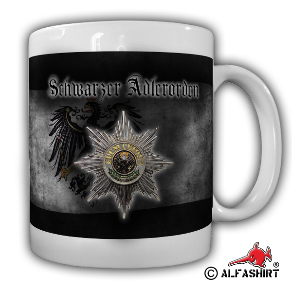 Schwarzer Adlerorden Preußen Ostpreußen Orden Auszeichnung Verdien Tasse #15854