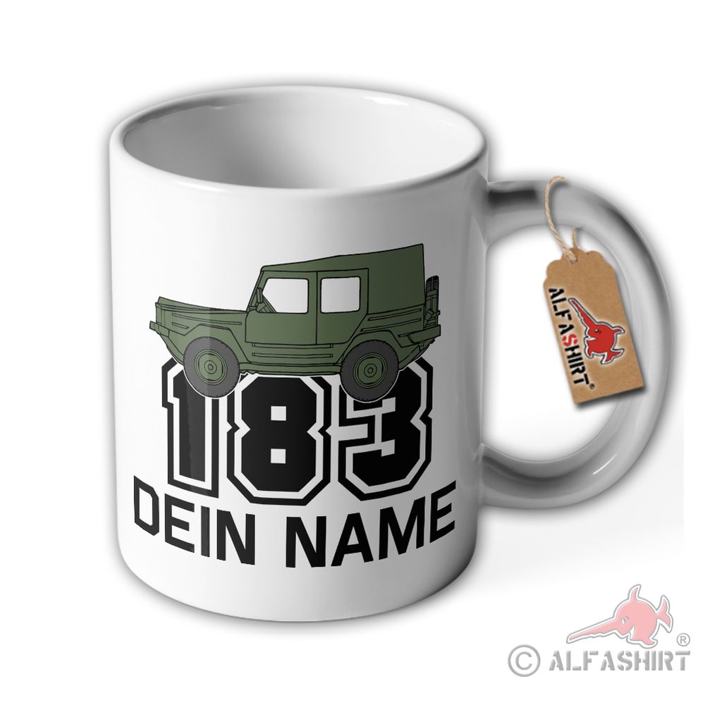 Tasse Iltis 183 Personalisiert Dein Name Geländewage LKW 0,5 t tmil gl #36172