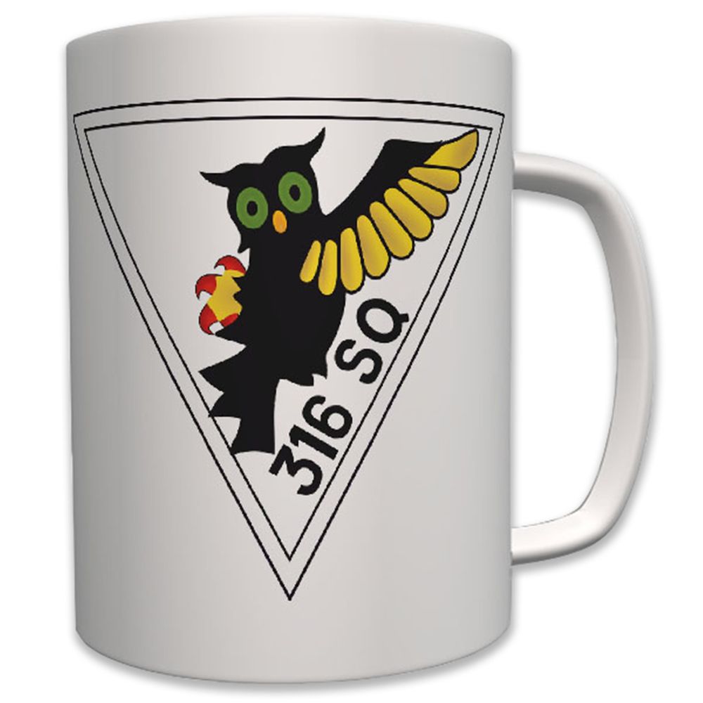 316 SQ Polnische Luftwaffe Polen Militär - Tasse Becher Kaffee #6258