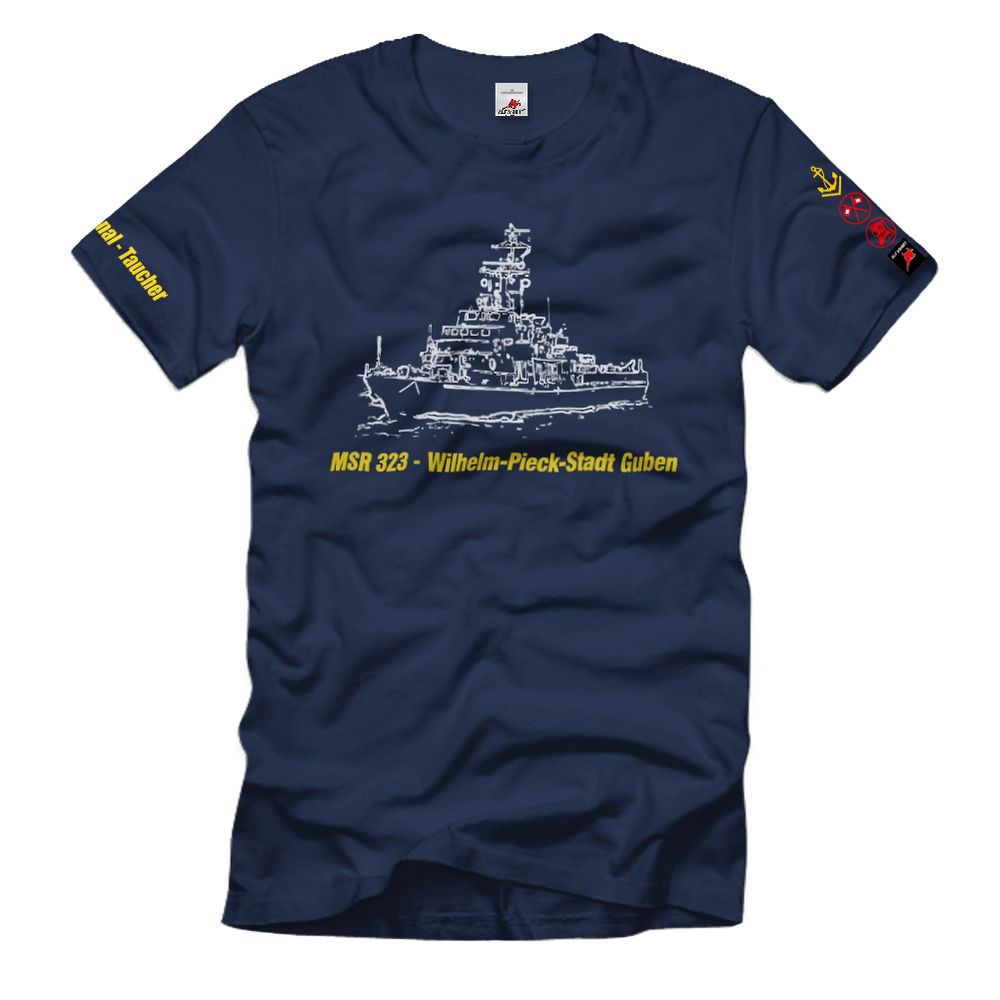 MSR 323 Wilhelm Pieck Stadt Guben Taucher Signal Sonderlaufbahn TShirt #38521