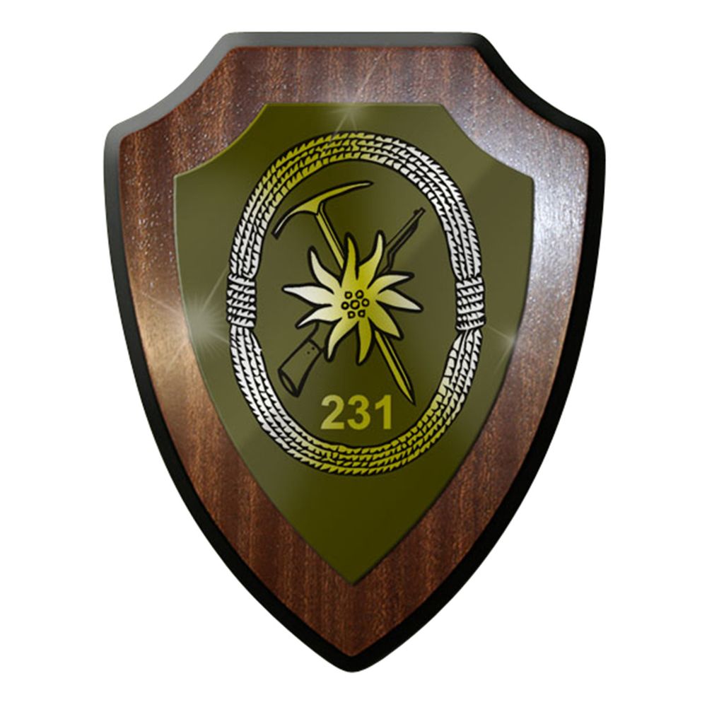 Heraldic shield GebjgBtl 231 Bundeswehr Gebirgsjäger Btl 231 Gebirgsjäger # 7742
