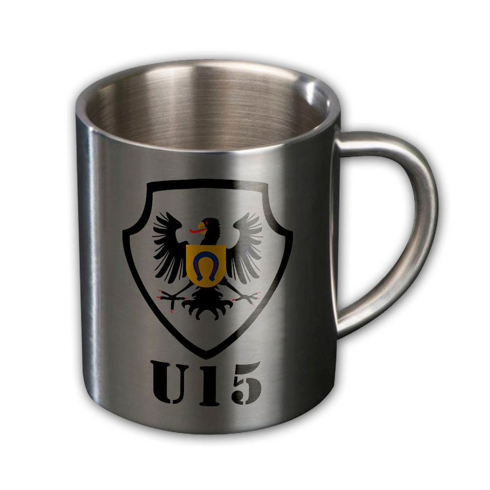 Metall Becher U15 Bundeswehr U-Boot Unterseeboot S194 Klasse 206A 3 #45974