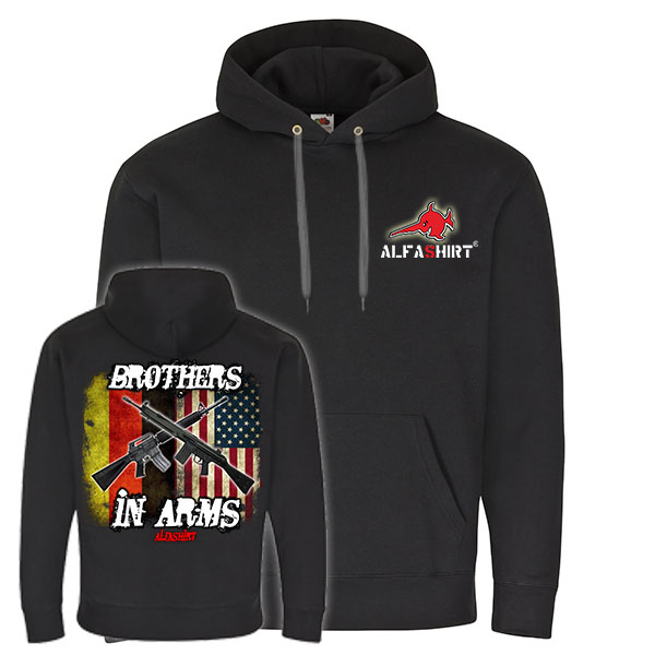 Hoodie Brothers in ARMS Germany-USA Deutschland Amerika US Army Bundeswehr#20781