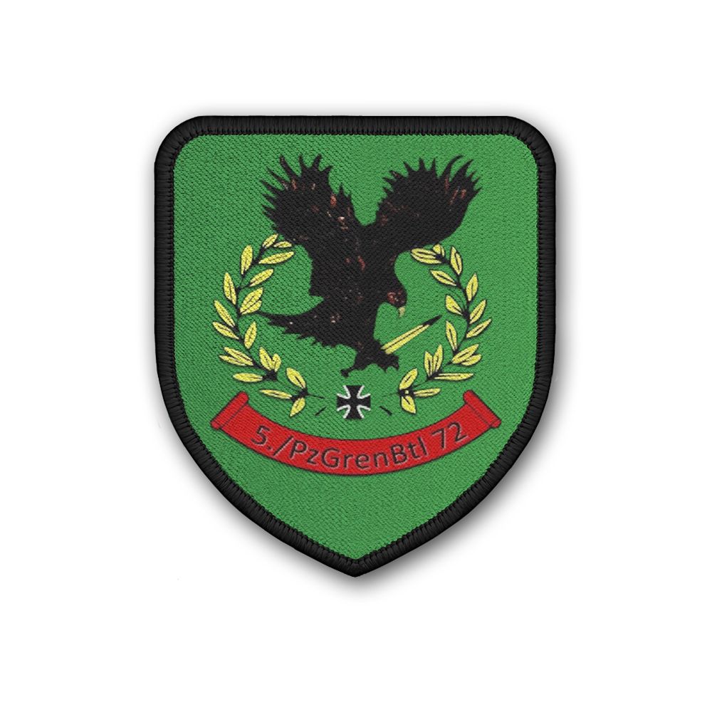 Patch 5 Company PzGrenBtl 72 Panzergrenadier Battalion BW Unit Crest # 32023