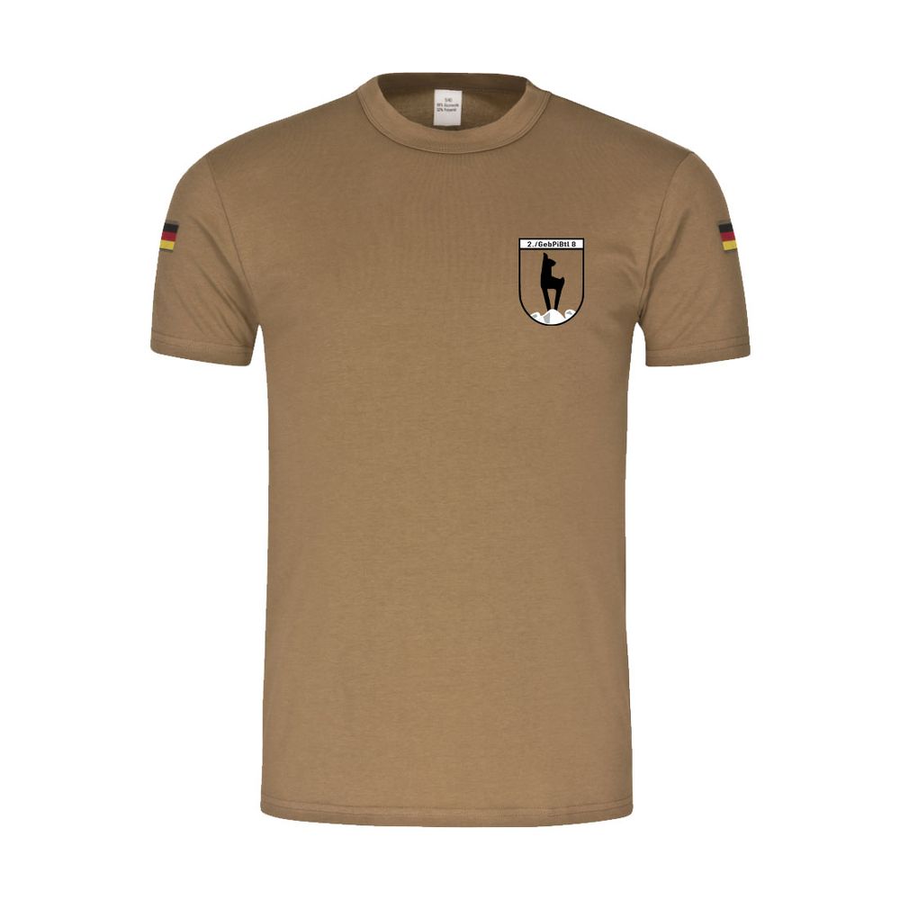 BW Tropical Shirt 2nd Company Mountain Engineer Battalion GebPiBtl 8 Army Bundeswehr #46725