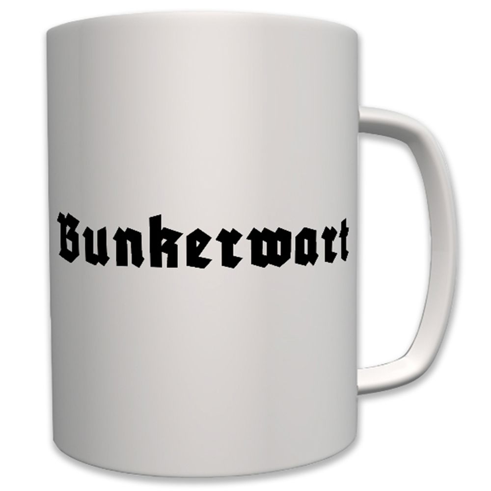 Bunkerwart Bunker Militär Museum Regelbau Westwall - Tasse Becher Kaffee #6285