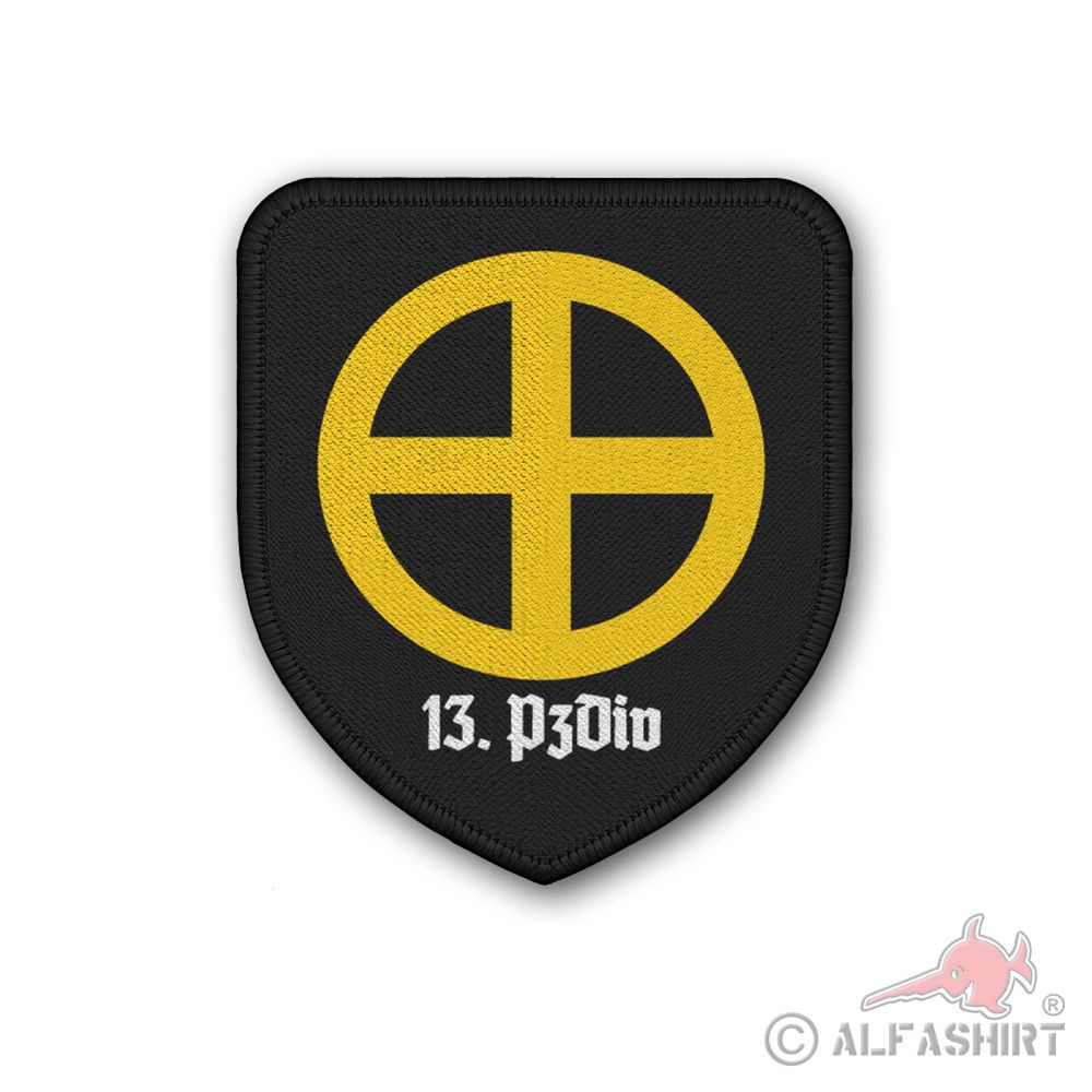 Patch 13 PzDiv Panzer-Division WH Panzertruppe Heer Magdeburg Dresden #43747