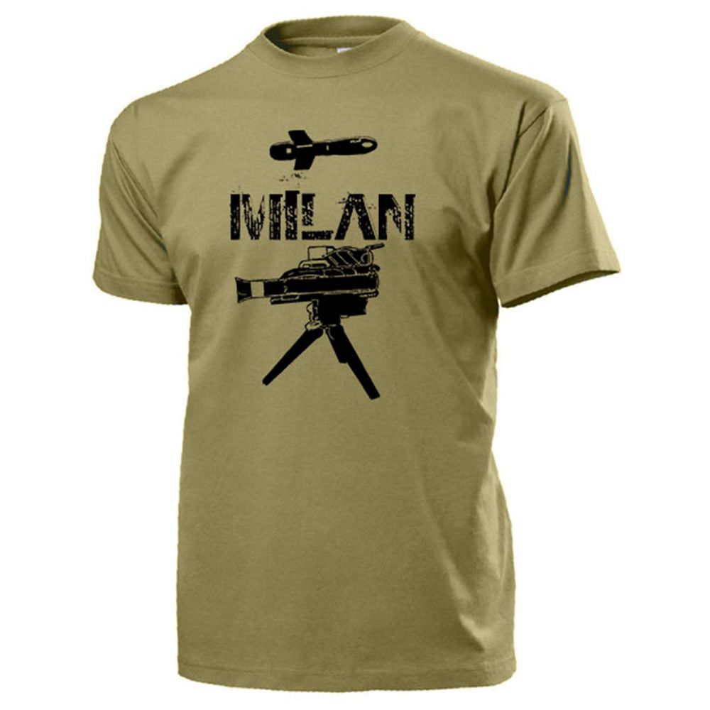 MILAN Rakete Bundeswehr Panzerabwehrlenkrakete Lenkflugkörper - T Shirt #13258