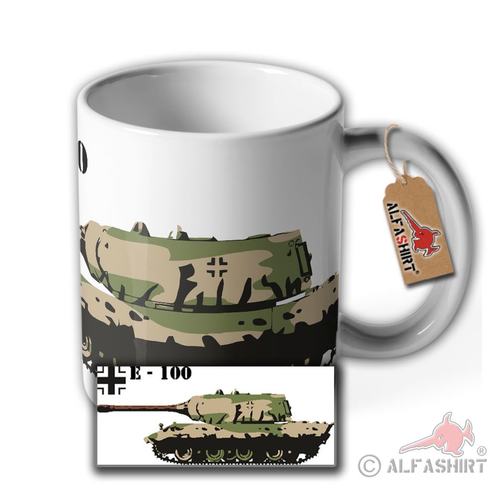 Tasse Panzerkampfwagen E-100 Panzerprojekt Prototyp Kaffee Barista Bohnen#35535